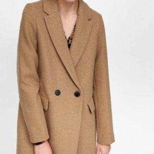 ZARA WOOL BLEND COAT WOMEN